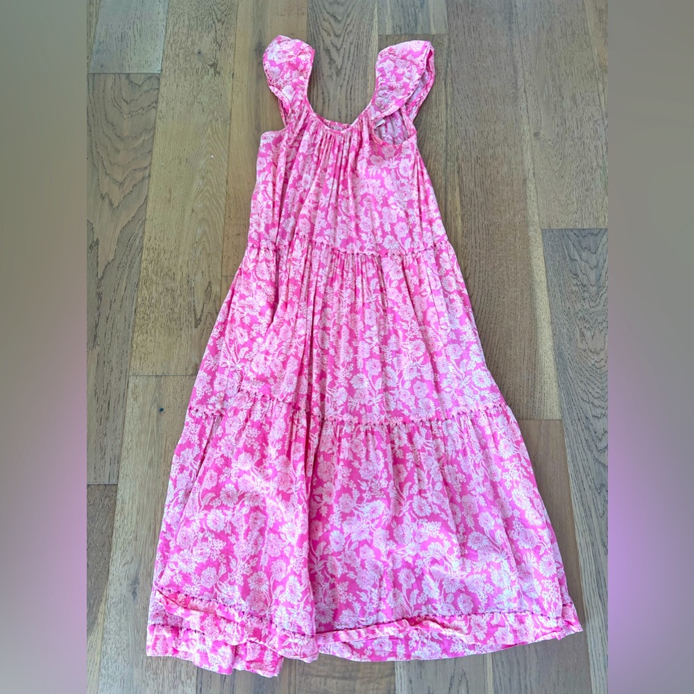 The Great. Plumeria Whipstitched Maxi Small